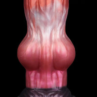 8.26in Wolf Animal Double Layer Silicone Soft Dildo Men Ass Sex Toy