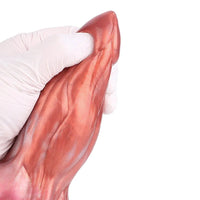 8.26in Wolf Animal Double Layer Silicone Soft Dildo Men Ass Sex Toy