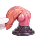 8.26in Wolf Animal Double Layer Silicone Soft Dildo Men Ass Sex Toy