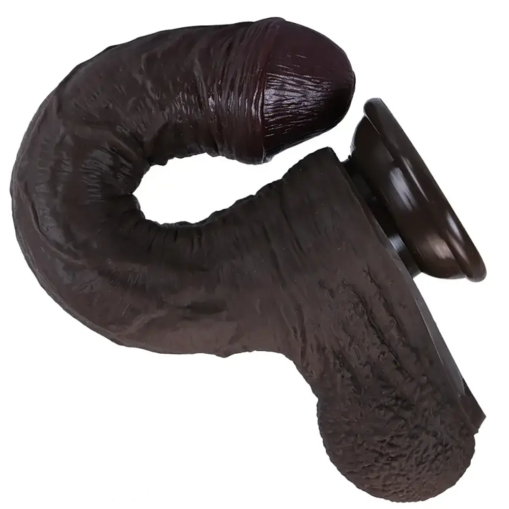 8.27in 10.24in Realistic Silicone Soft Uncut Dildo For Vaginal Sex Toy