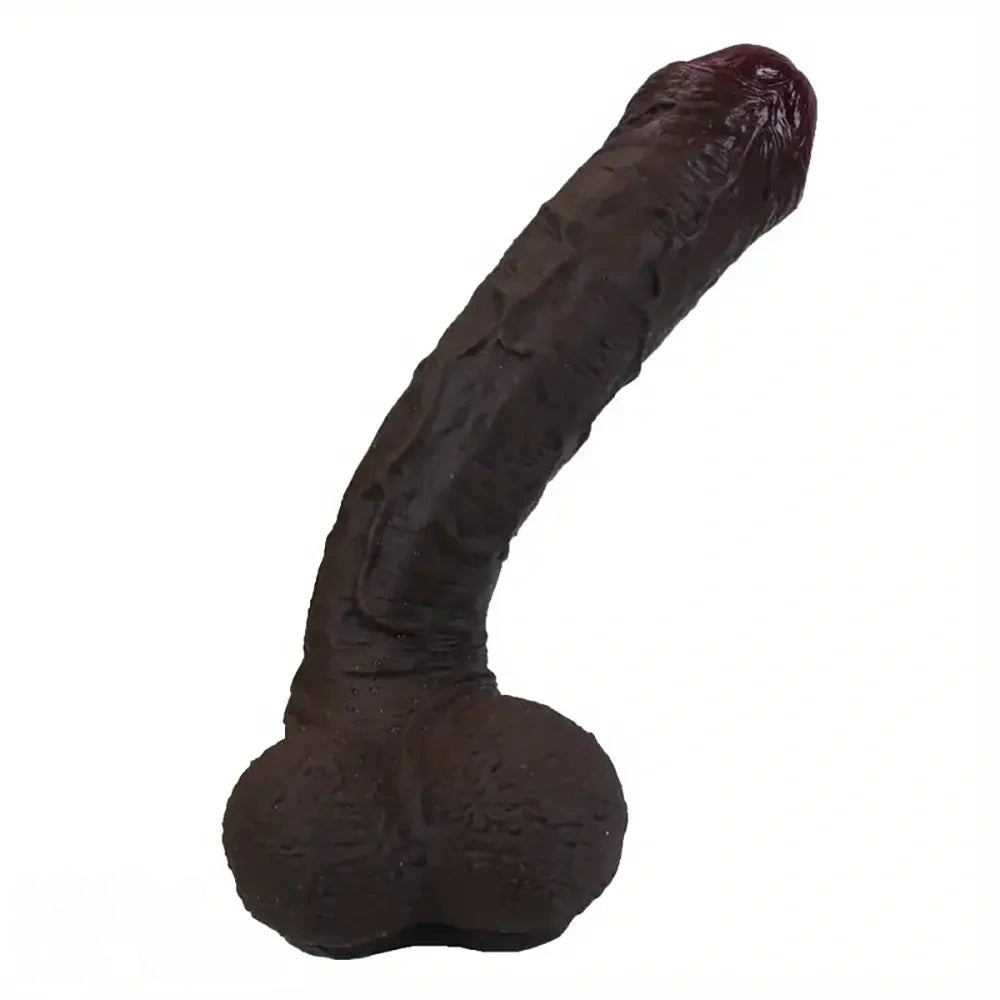 8.27in 10.24in Realistic Silicone Soft Uncut Dildo For Vaginal Sex Toy