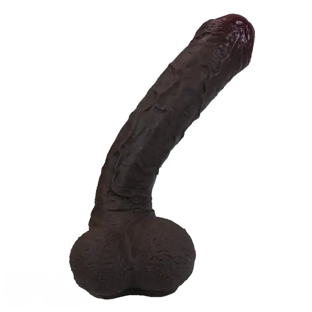 8.27in 10.24in Realistic Silicone Soft Uncut Dildo For Vaginal Sex Toy