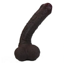 8.27in 10.24in Realistic Silicone Soft Uncut Dildo For Vaginal Sex Toy