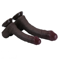 8.27in 10.24in Realistic Silicone Soft Uncut Dildo For Vaginal Sex Toy