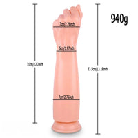 8.27in 13.19in 14.37in Big Hand Fist Thick Dildo For Anal Clit Expansion