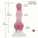 8.27in 9.25in 10.83in Realistic Silicone Big Dog Knot Prostate Dildo