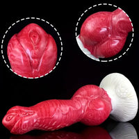8.27in 9.2in 10.8in Fantasy Dog Cock Silicone Big Knot Soft Women Dildo