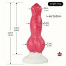 8.27in 9.2in 10.8in Fantasy Dog Cock Silicone Big Knot Soft Women Dildo