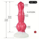 8.27in 9.2in 10.8in Fantasy Dog Cock Silicone Big Knot Soft Women Dildo
