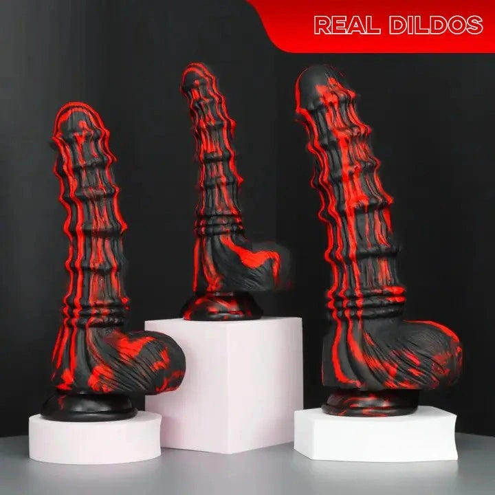 8.27in 9.45in 10.83in SML Silicone Soft Big Animal Horse Odd Penis Dildo