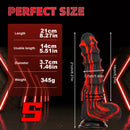 8.27in 9.45in 10.83in SML Silicone Soft Big Animal Horse Odd Penis Dildo