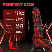 8.27in 9.45in 10.83in SML Silicone Soft Big Animal Horse Odd Penis Dildo