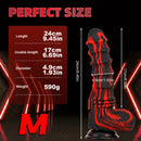 8.27in 9.45in 10.83in SML Silicone Soft Big Animal Horse Odd Penis Dildo