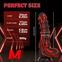 8.27in 9.45in 10.83in SML Silicone Soft Big Animal Horse Odd Penis Dildo