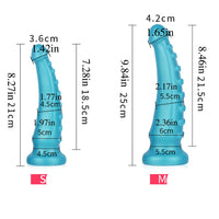 8.27in 9.84in 11.42in 12.99in Silicone Octopus Tentacle Large Dildo