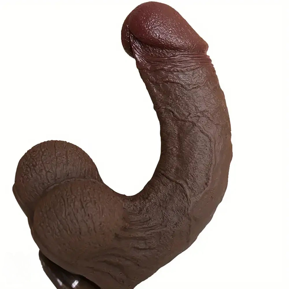 8.27in 9.84in Realistic Liquid Silicone Big Flexible Dildo For Women