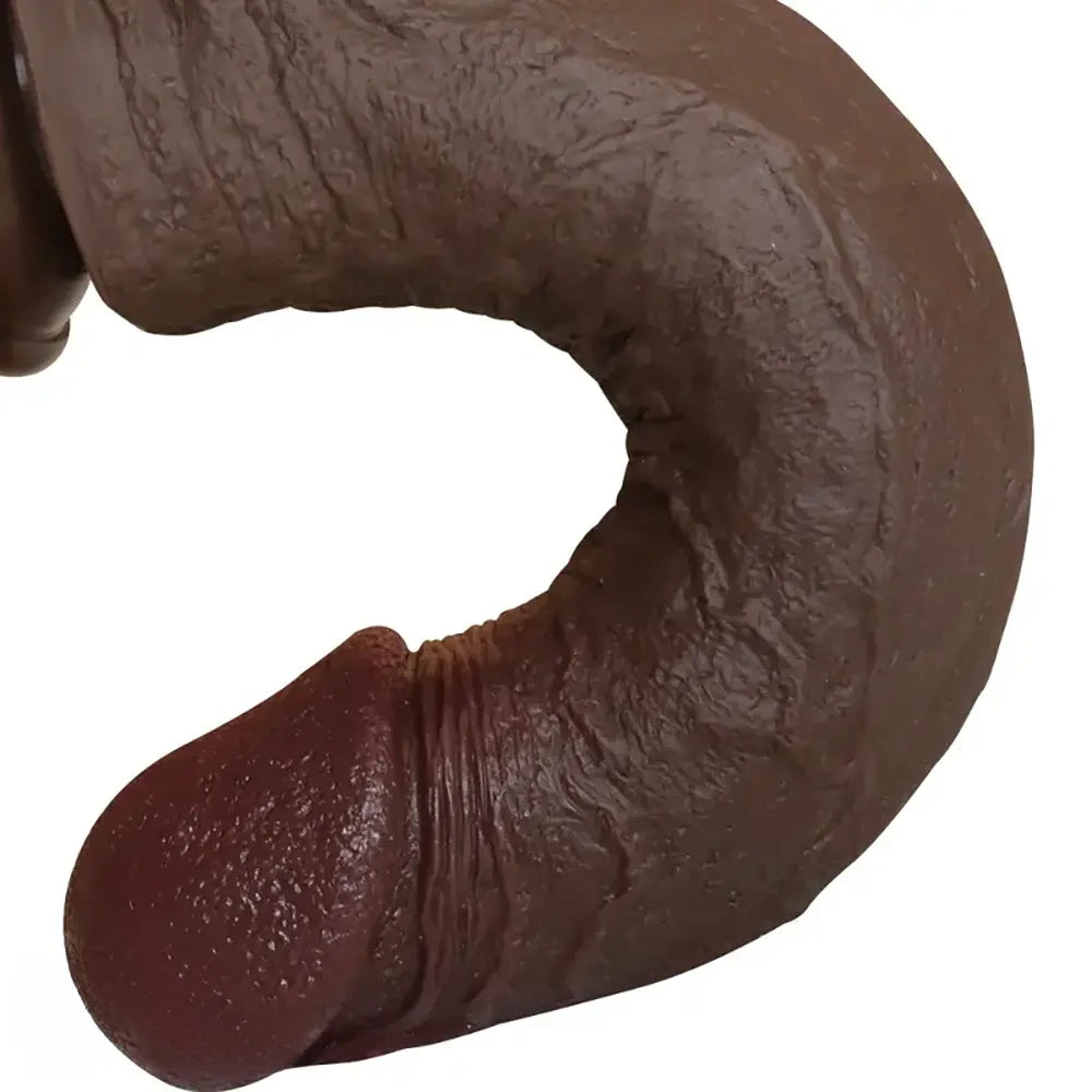 8.27in 9.84in Realistic Liquid Silicone Big Flexible Dildo For Women