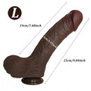 8.27in 9.84in Realistic Liquid Silicone Big Flexible Dildo For Women