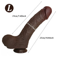 8.27in 9.84in Realistic Liquid Silicone Big Flexible Dildo For Women