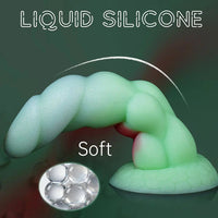 8.27in Animal Alien Liquid Silicone Monster Dildo Masturbator Erotic Tool