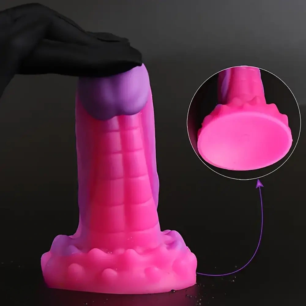 8.27in Big Soft Silicone Dragon Monster Dildo For Women Couples Orgasm