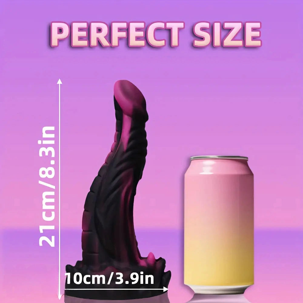 8.27in Big Soft Silicone Dragon Monster Dildo For Women Couples Orgasm