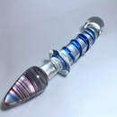 8.27in Clear Jelly Real Glass Crystal Cock Dildo For G-Spot Vaginal Sex