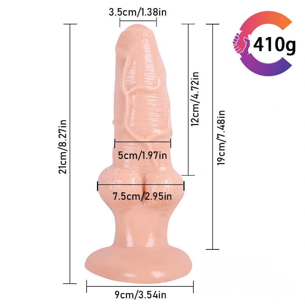 8.27in Dog Wolf Animal Dildo Weird Sex Toy For Women Gay