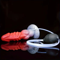 8.27in Fantasy Monster Squirting Dragon Big Silicone Soft Dildo