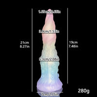 8.27in Fantasy Monster Tentacle Dildo Great For Vaginal Anal Pleasure