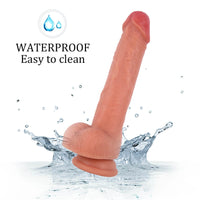 8.27in Flesh Real Uncut Dildo With Lifelike Foreskin Sex Toy