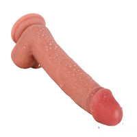 8.27in Flesh Real Uncut Dildo With Lifelike Foreskin Sex Toy