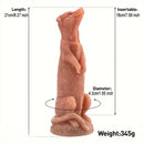 8.27in kangaroo Animal Silicone Soft Big Dildo Fantasy Odd Sex Toy For Adults