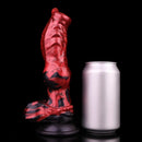 8.27in Knotted Dog Big Cock Dildo with Powerful Suction Cup Sex Toy