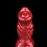 8.27in Knotted Dog Big Cock Dildo with Powerful Suction Cup Sex Toy