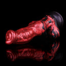 8.27in Knotted Dog Big Cock Dildo with Powerful Suction Cup Sex Toy