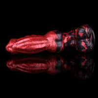 8.27in Knotted Dog Big Cock Dildo with Powerful Suction Cup Sex Toy