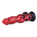 8.27in Knotted Dog Big Cock Dildo with Powerful Suction Cup Sex Toy