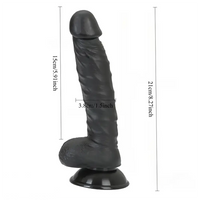 8.27in Large Realistic Male Dildo Manual Masturbation Toy For Women