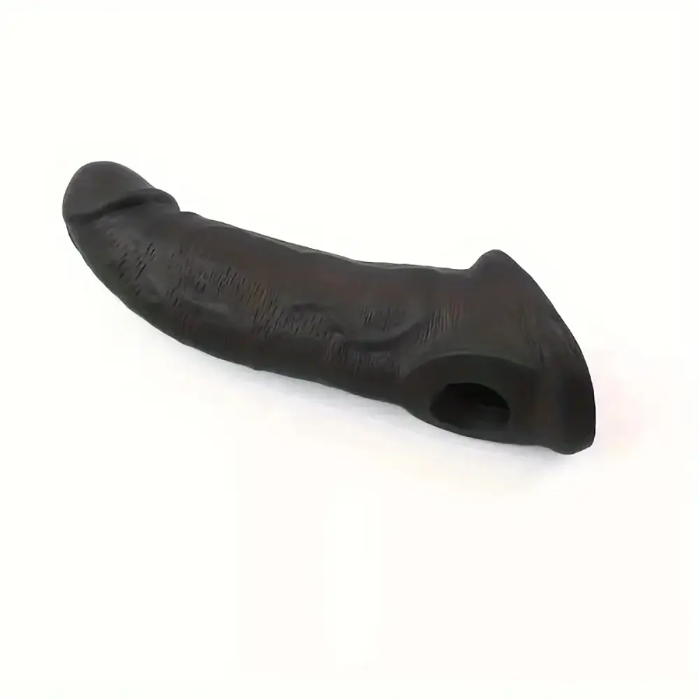 8.27in Lifelike Big Dildo Cock Sleeve For Penis Extension Sex Toy