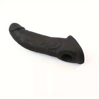 8.27in Lifelike Big Dildo Cock Sleeve For Penis Extension Sex Toy