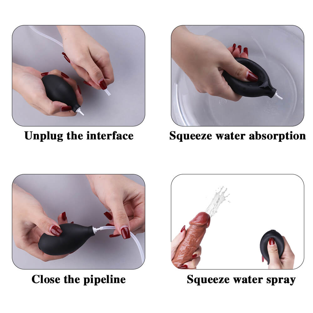 8.27in Lifelike Cumming Couples Dildo Sex Toy For Adult Masturbation