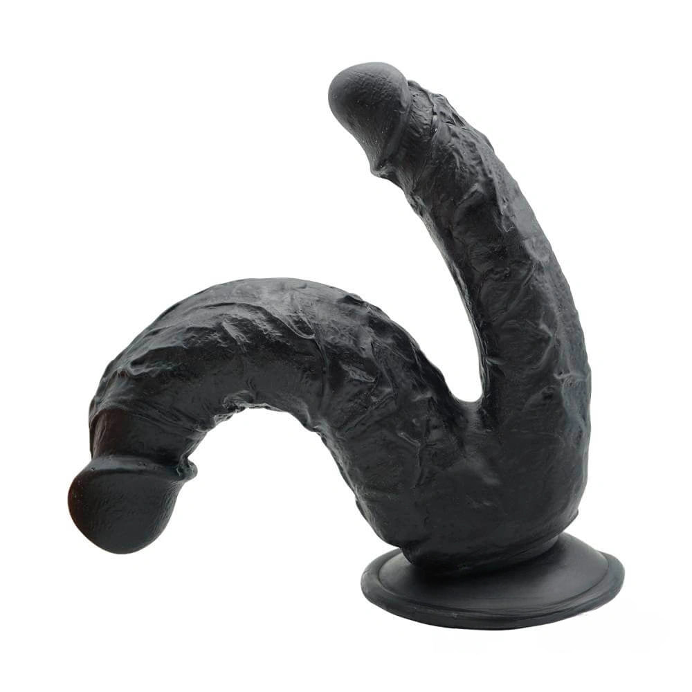 8.27in Lifelike Dual Big Small Dildo With Strong Sucker For Lesbian