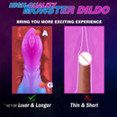 8.27in Monster Silicone Creature Knot Dildo For Hands-free Play Cock