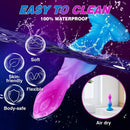 8.27in Monster Silicone Creature Knot Dildo For Hands-free Play Cock