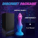 8.27in Monster Silicone Creature Knot Dildo For Hands-free Play Cock