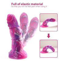 8.27in Novel Shaped Silicone Monster Tentacle Soft Big Prostate Dildo