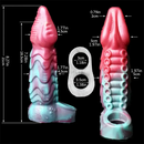 8.27in Octopus Tentacle Soft Silicone Anatomy Sleeve Hollow Dildo