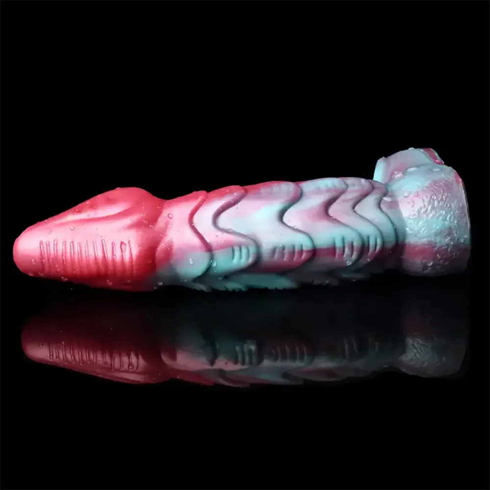8.27in Octopus Tentacle Soft Silicone Anatomy Sleeve Hollow Dildo
