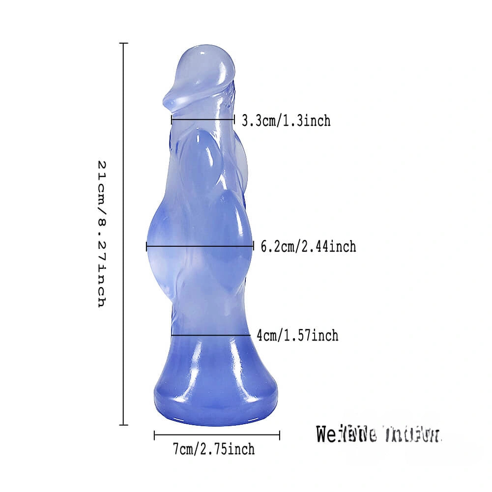 8.27in Odd Lifelike Animal Dildo BDSM Sex Toy For Adult